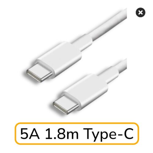 Кабель TypeC-TypeC 5A (1.8m) Huawei, Оригинал (цвет:White)